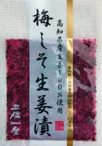 高知県産梅しそ生姜漬