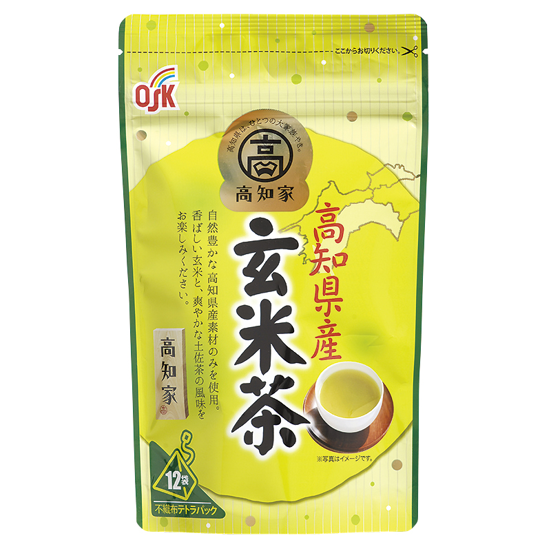 テトラ高知県産玄米茶12袋