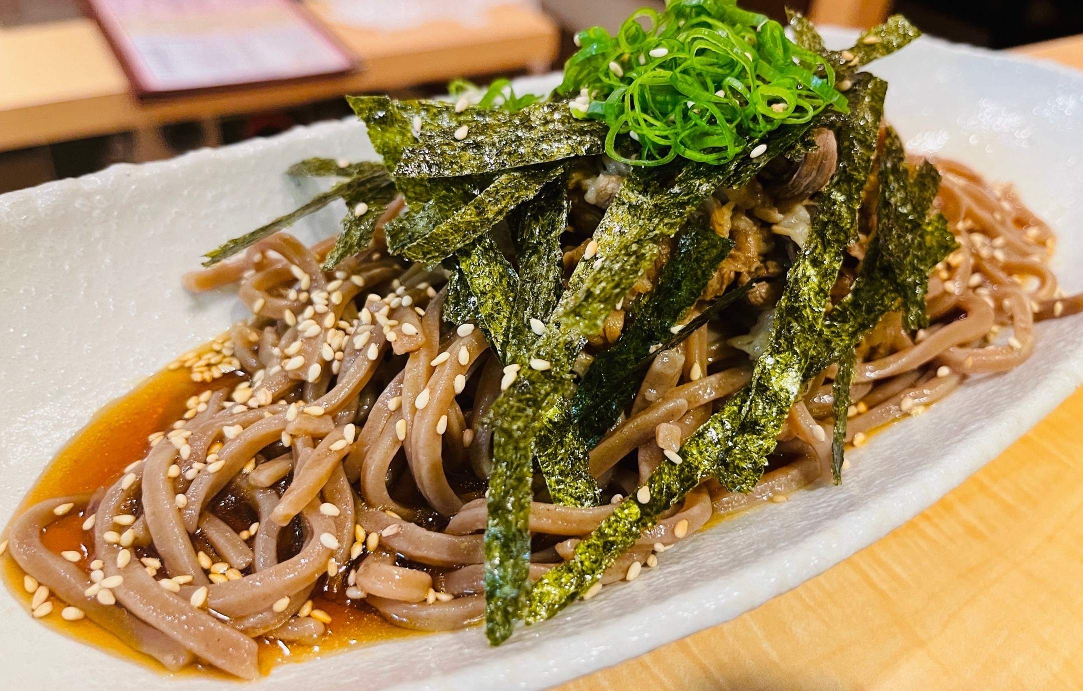 全粒粉麺　肉そば