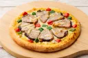 かつおカレーピザ大人の追いスパイス付き